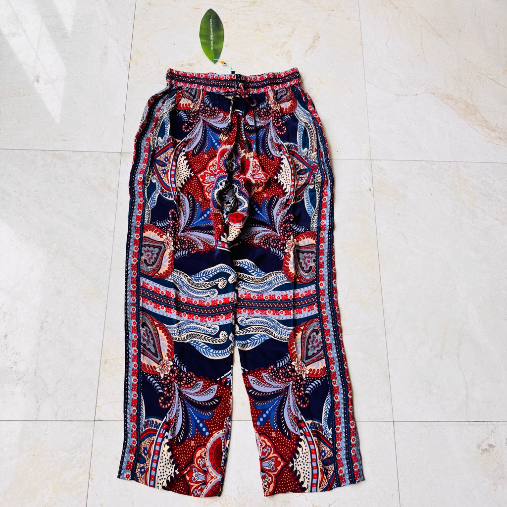 Farm Rio Multicolor Paisley Print Pants Size S